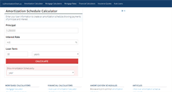 Desktop Screenshot of myamortizationchart.com